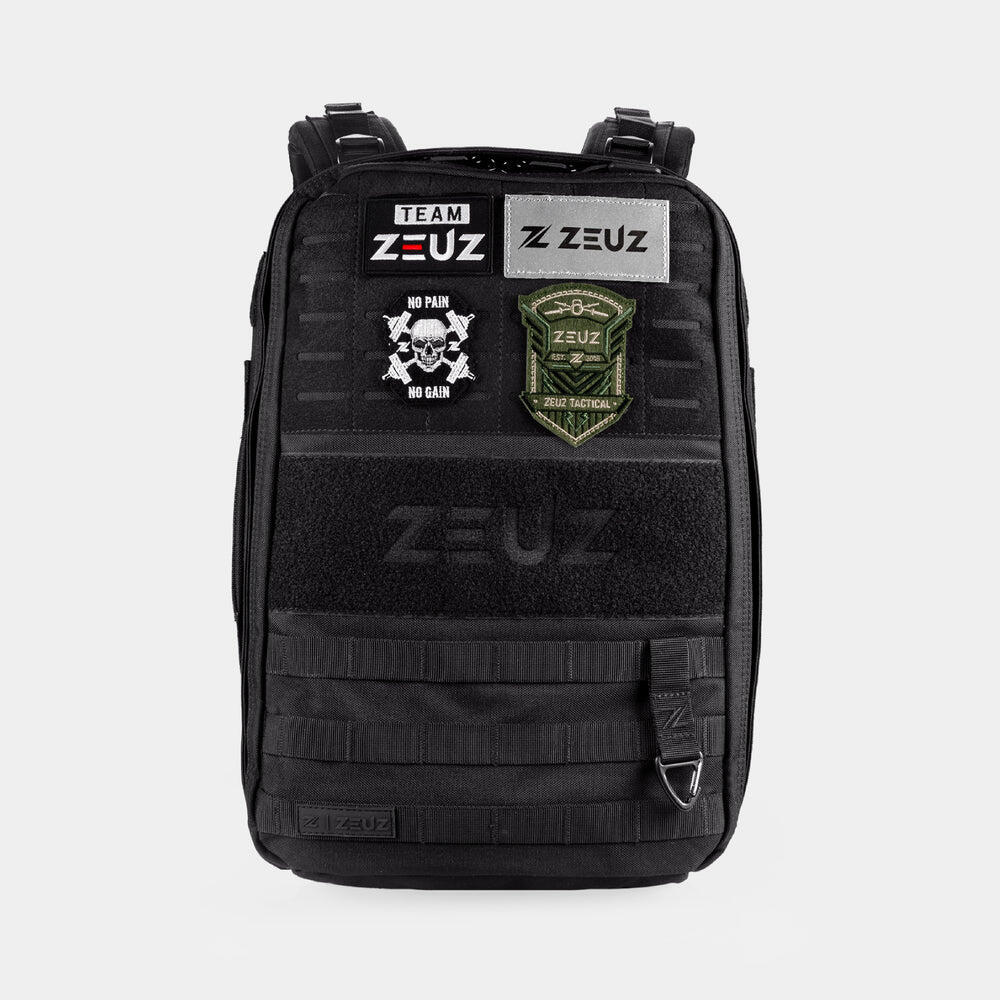 Sac à dos de lestage ZEUZ – Sac à dos d'entraînement – Noir 2/7