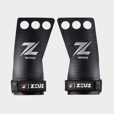 Zeuz grips voor functional fitness, turnen & gymnastics – zwart – maat xl