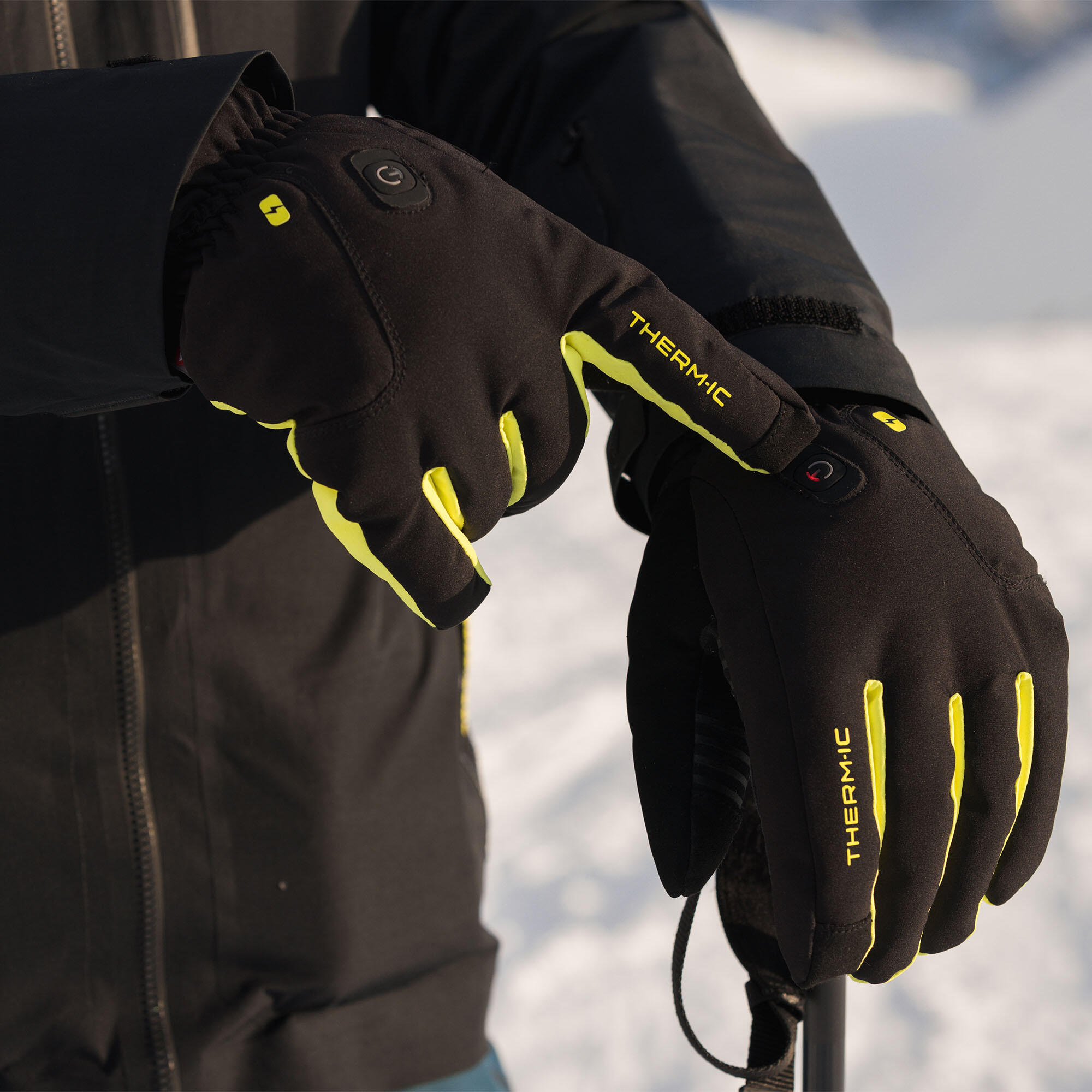 Gants chauffants en cuir les plus fins de notre gamme - Ultra Heat Boost Light 3/4