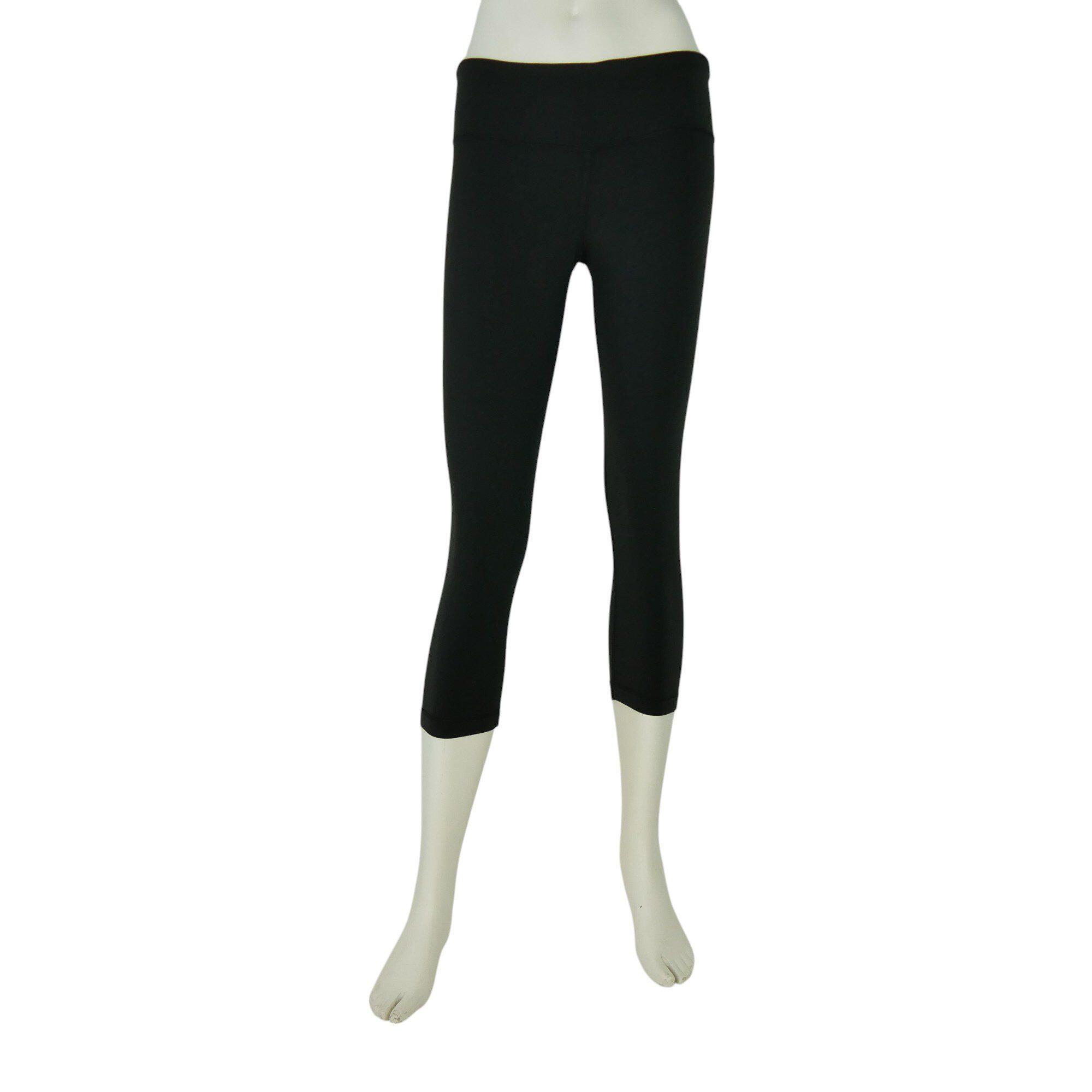 Seconda Mano Leggings neri yoga corsa e fitness donna Stato