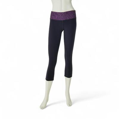 Tweedehands - dames yoga hardloop paarse leggings - zeer goede staat