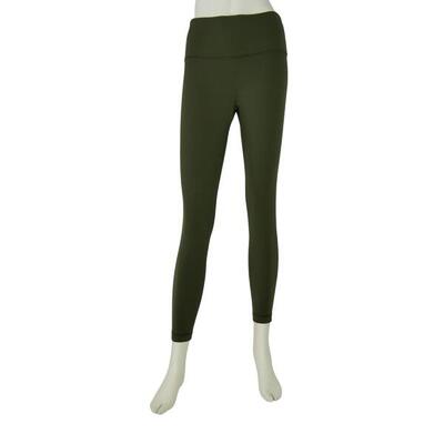 Tweedehands - dames yoga hardlopen fitness khaki leggings - als nieuw