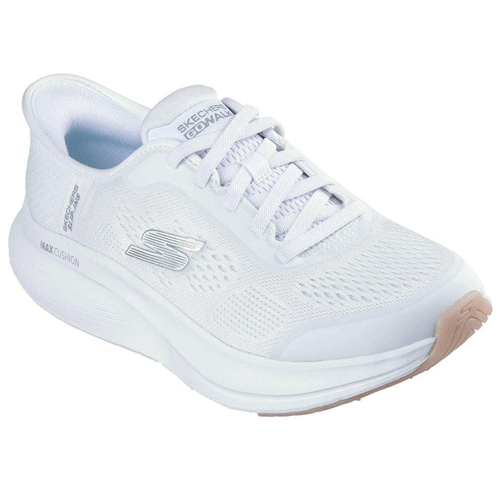 Skechers Women Slip-ins GOwalk Shoes 125067-WHT Air-Cooled
