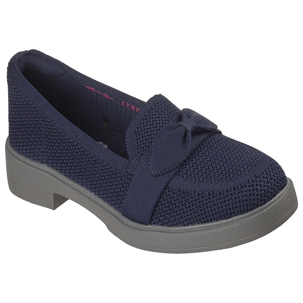 Skechers Women's Cleo-Sherlock-Engineered Knit Loafer Skimmer
