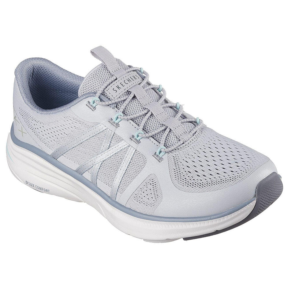 Skechers Women Sport Active D'Lux Shoes 104474-GRY Air-Cooled