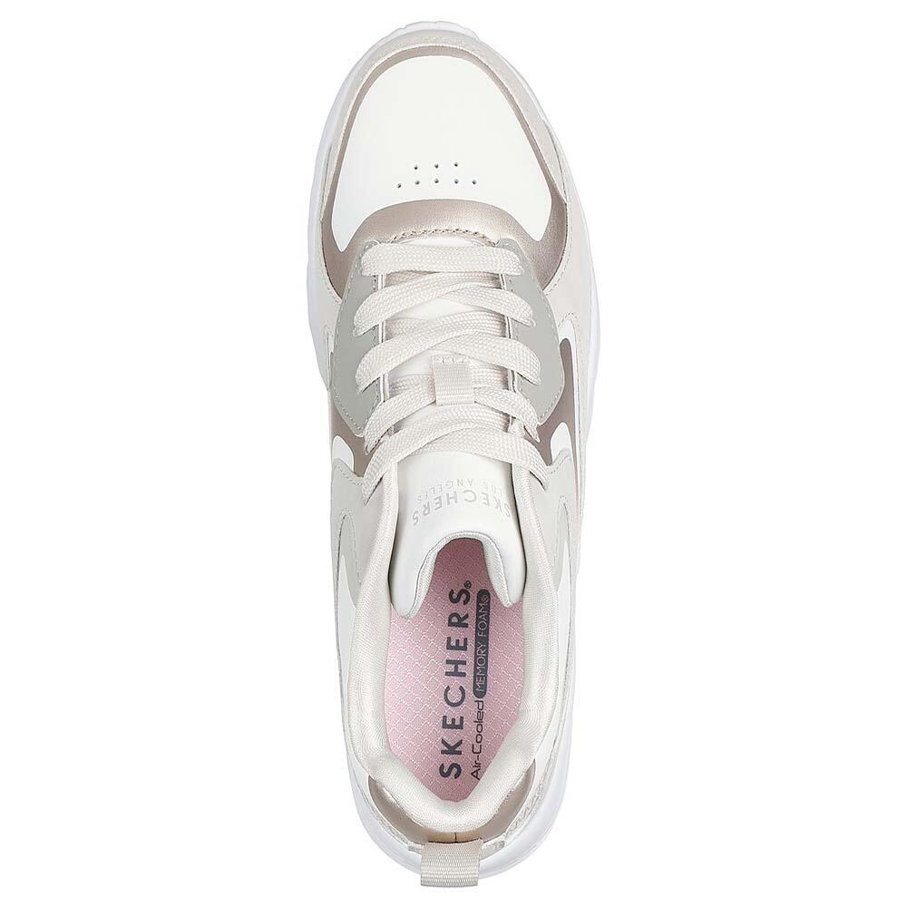 Skechers Girls Street UNO Shoes 310371L-NAT Air-Cooled Memory Foam