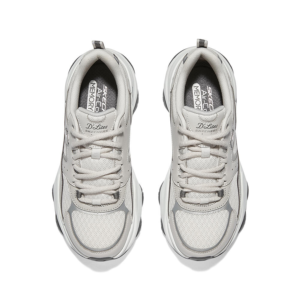 Skechers Women Sport D'Lites Shoes 150521-LGSL Air-Cooled Memory