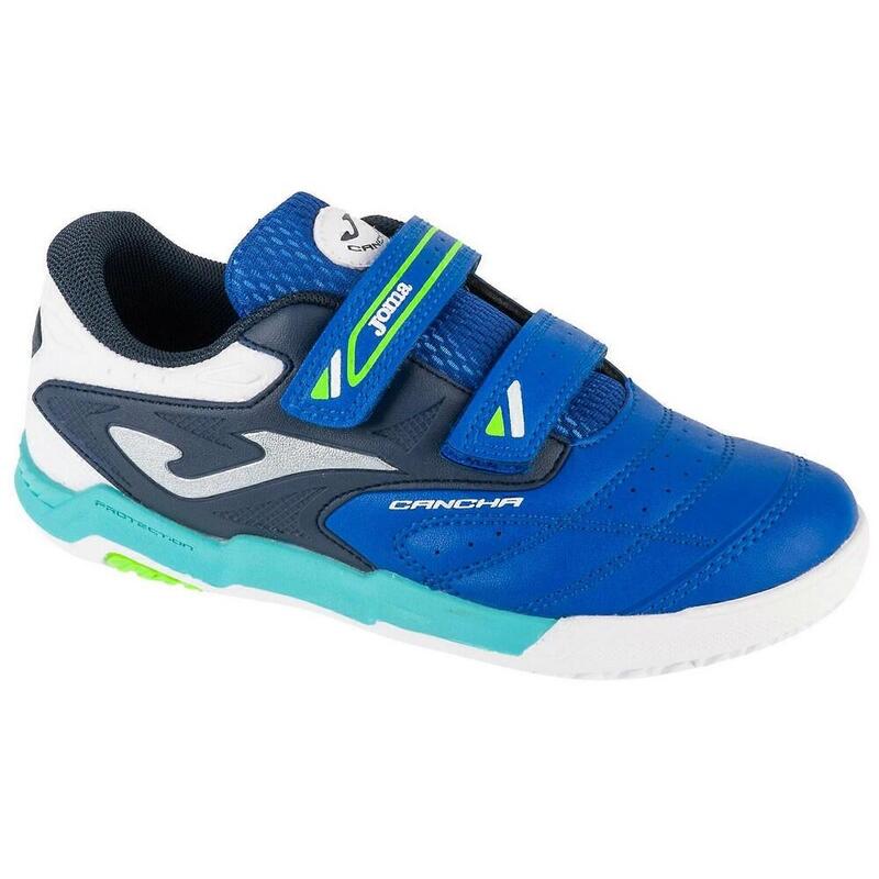 Chaussures De Foot En Salle Enfant Joma - Bleu/jaune Fluo - Pointure US 4,5