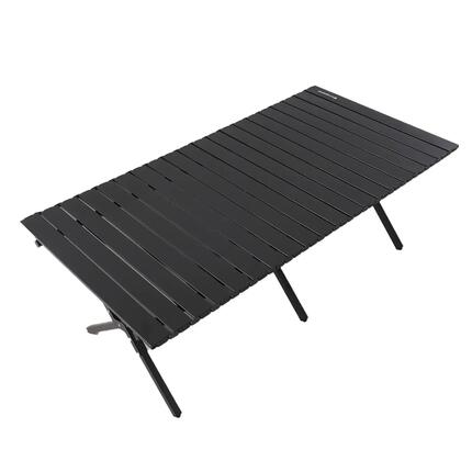 Table de Camping Pliante CITYSPORTS Extérieur Noir Acier Carbone