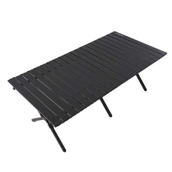 Table de Camping Pliante CITYSPORTS Extérieur Noir Acier Carbone