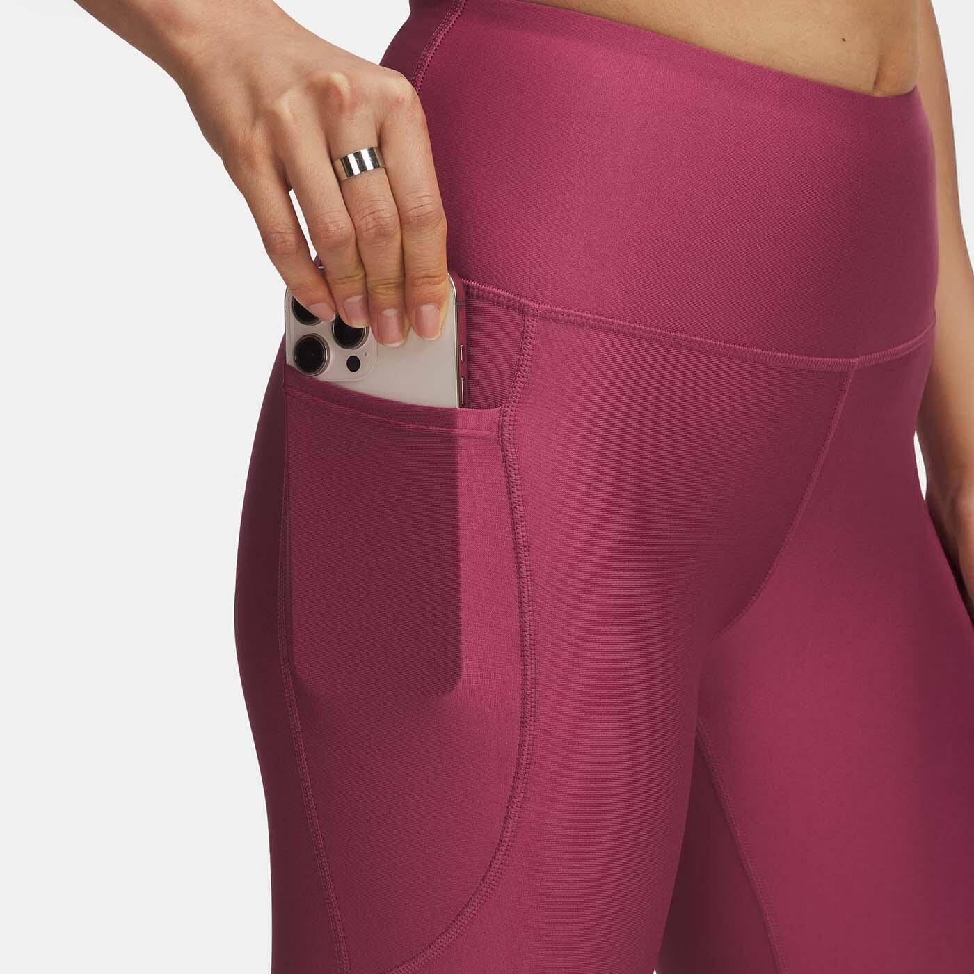 Legging longueur chevilles pour femme UA Tech Fuchsia 3/4