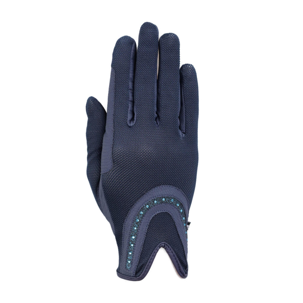Glitter riding gloves RSL Riders Touch Good Luck
