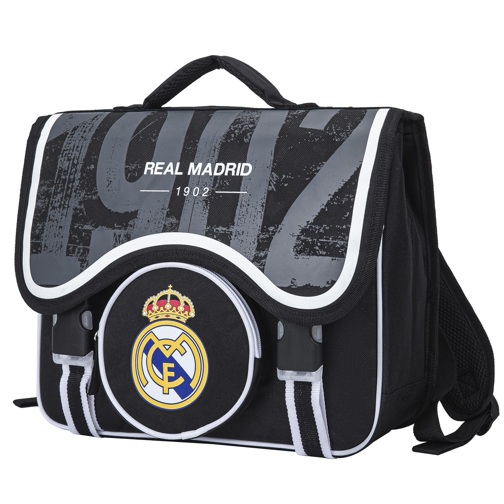 Real Madrid - Cartable Real Madrid - Collection Officielle - Sac À Dos - Noir - Decathlon