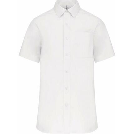 Chemise manches courtes Kariban Popeline blanc