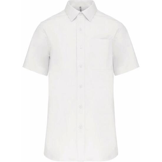 Chemise manches courtes Kariban Popeline blanc
