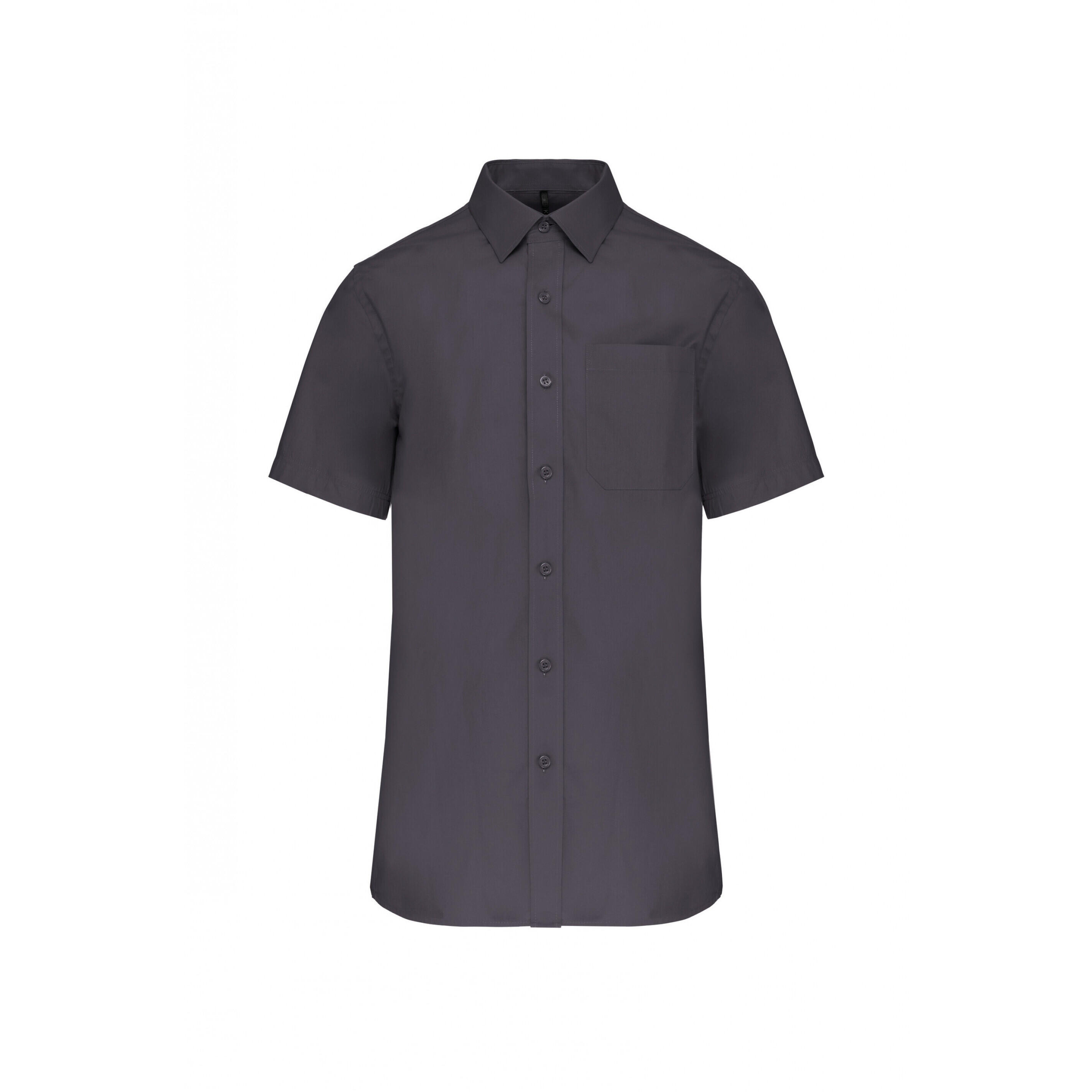 KARIBAN Camicia a maniche corte Kariban Popeline