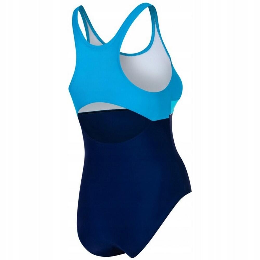 Fato de banho Emily One Piece para rapariga (Azul Marinho / Azul) 3/4