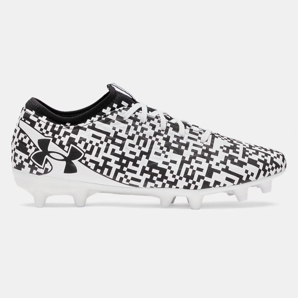 UA Magnetico Select 5 FG Football Cleats Under Armour White and Black