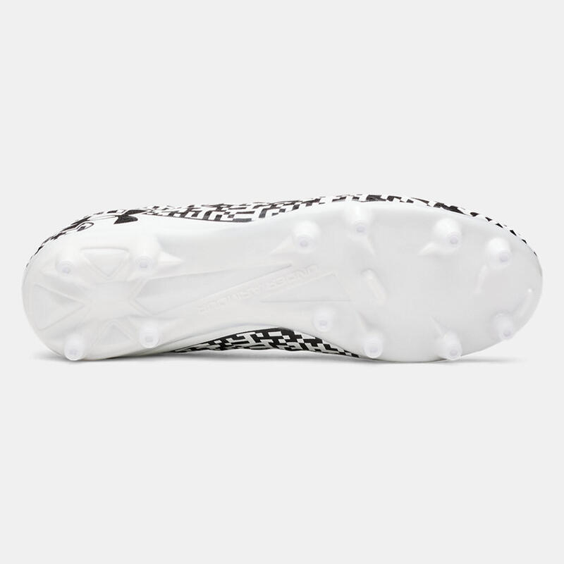 Ghete de fotbal UA Magnetico Select 5 FG Under Armour alb și negru