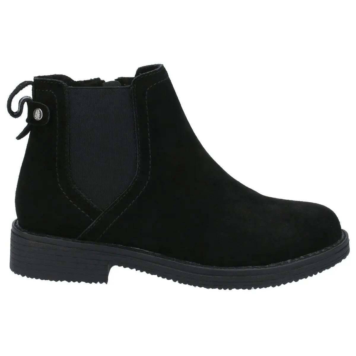 Stiefeletten "Maddy", Wildleder Damen Schwarz 3/4