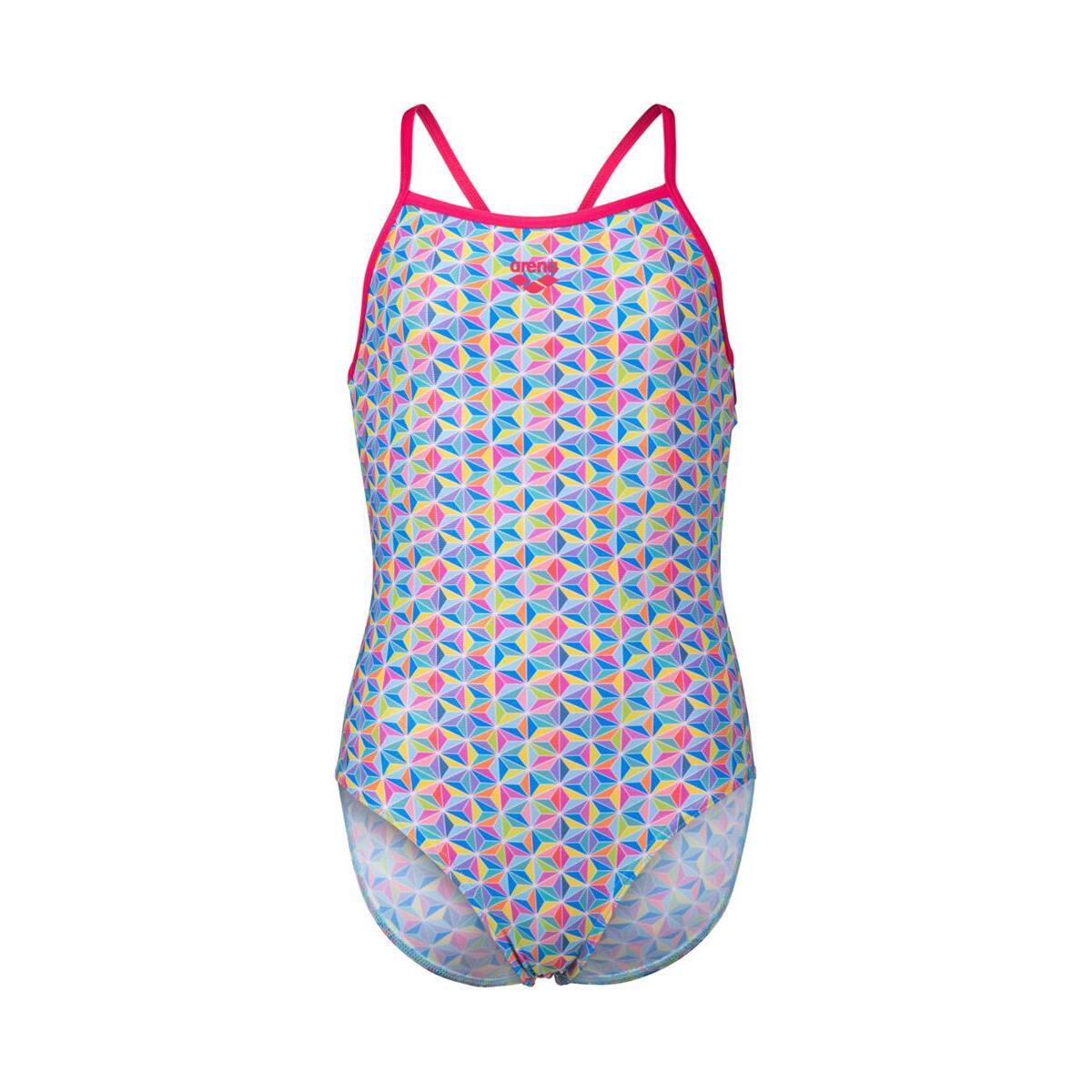 Dziewczęcy jednoczęściowy kostium kąpielowy Arena Starfish Lightdrop