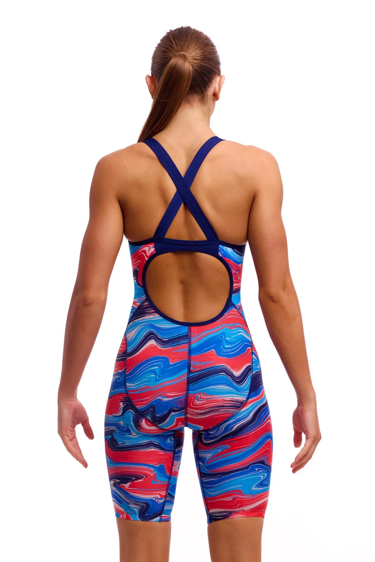 Strój kąpielowy z nogawkami damski Funkita Wave Craze Fast Legs 3/6