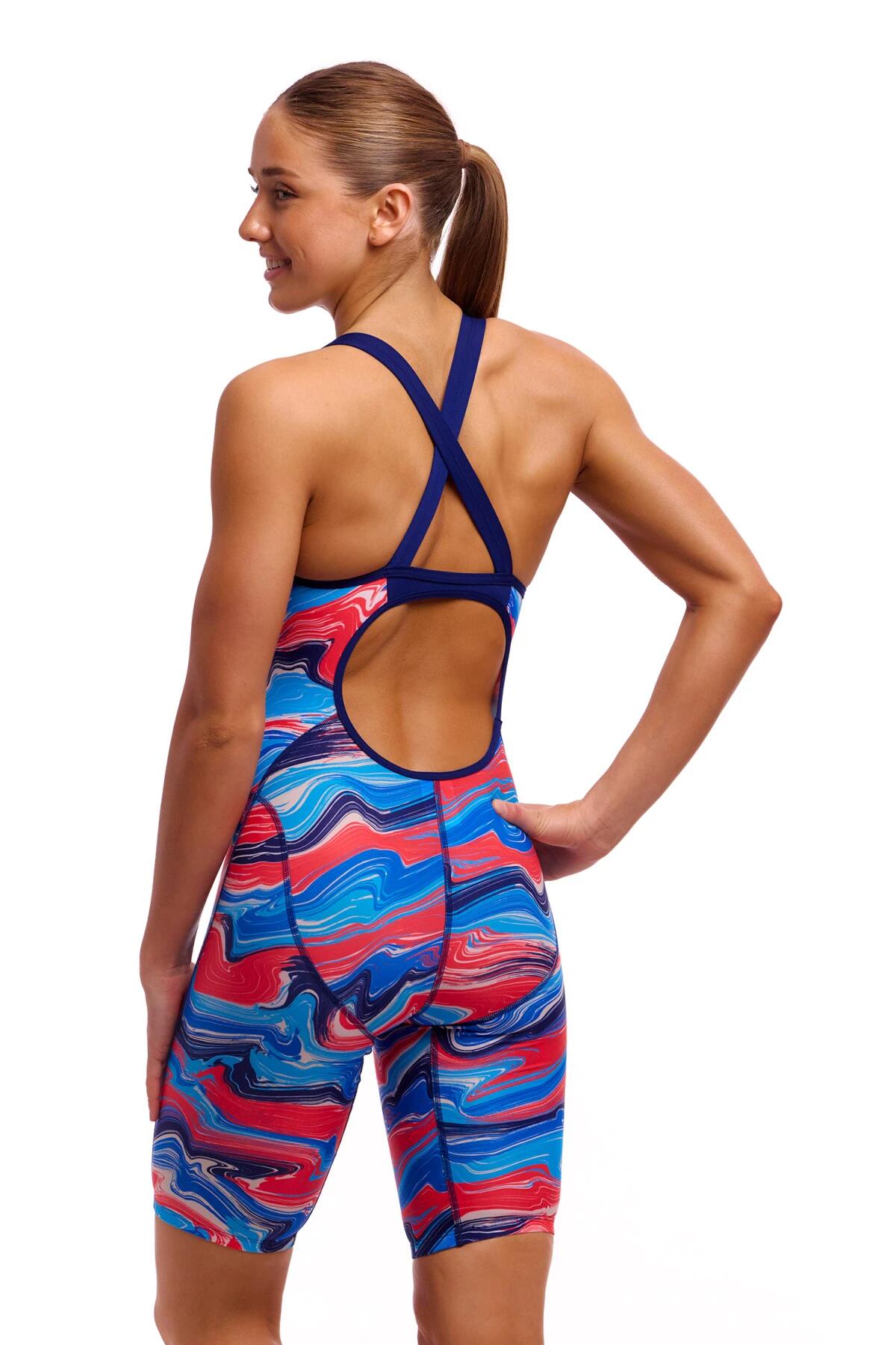 Strój kąpielowy z nogawkami damski Funkita Wave Craze Fast Legs 5/6