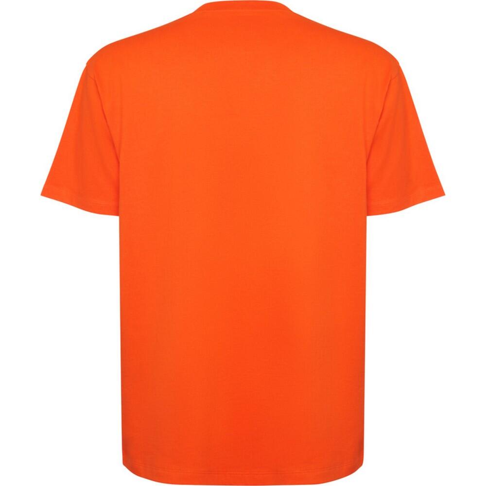 Unisex Bull Oversized Tshirt met korte mouwen voor volwassenen (Vuur Oranje) 2/4