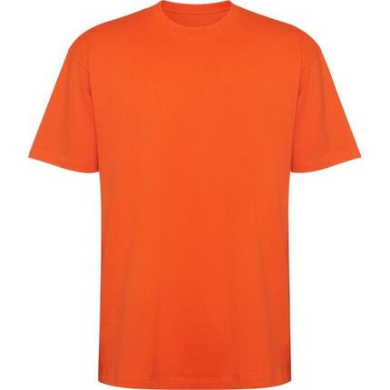 Unisex Bull Oversized Tshirt met korte mouwen voor volwassenen (Pruimenrood)
