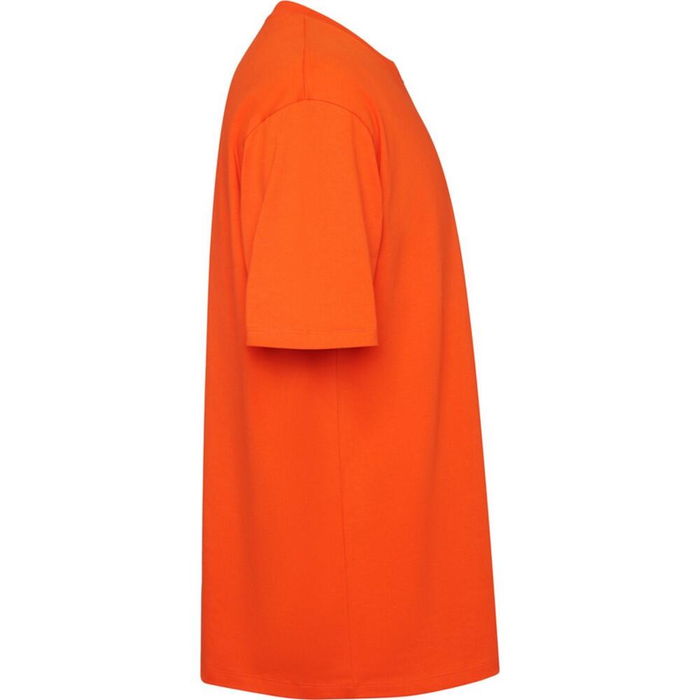 Unisex Bull Oversized Tshirt met korte mouwen voor volwassenen (Vuur Oranje) 4/4