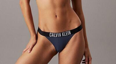 SLIP CALVIN KLEIN DA DONNA COLORE PETROLIO Petrol blue