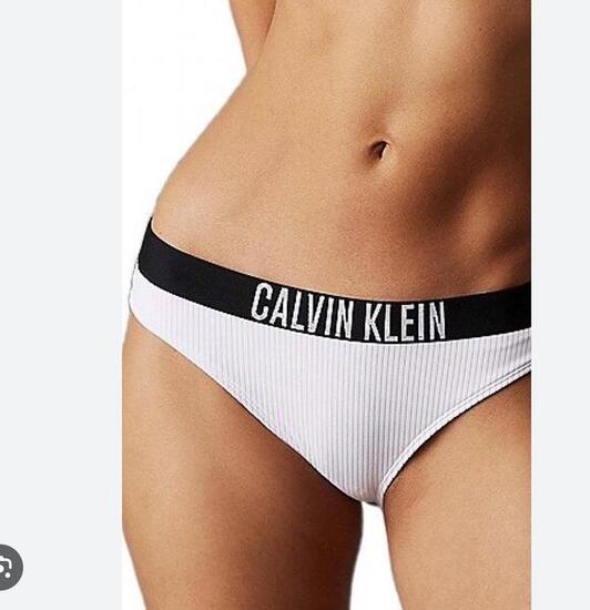 CALVIN KLEIN SLIP BIKINI DONNA WHITE