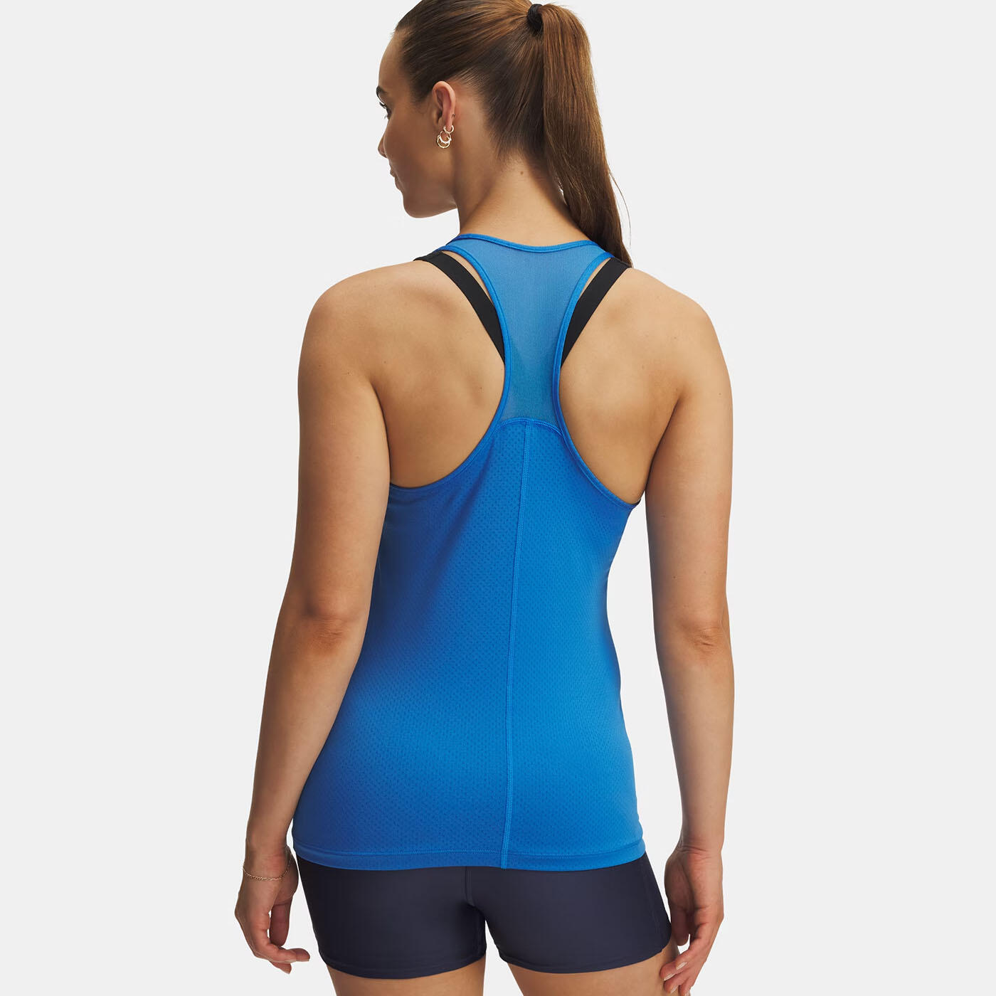 Dames Sporttanktop Ua Heatgear® Armour Racer Blauw Atlantis 2/2