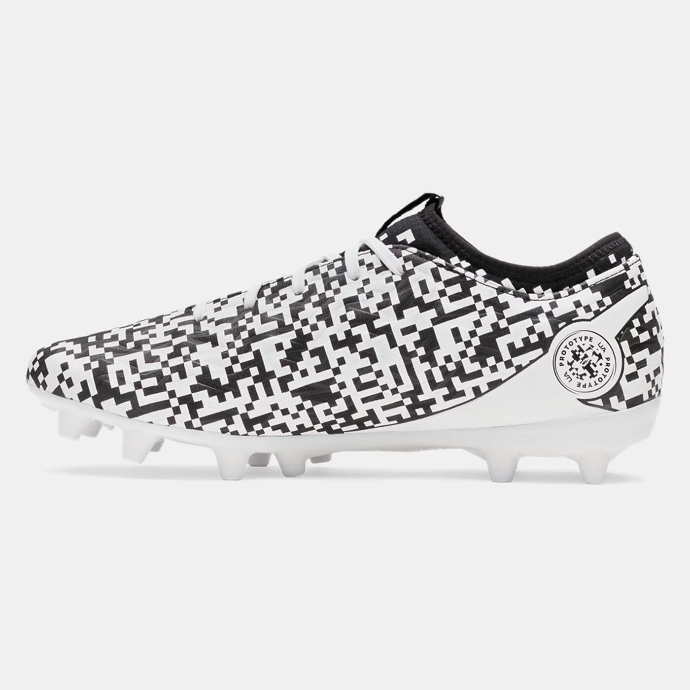 Voetbalschoenen Ua Magnetico Select 5 Fg Under Armour Wit En Zwart 3/6