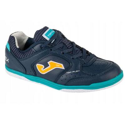 Kinder/kids top flex zaalvoetbalschoenen (marineblauw)