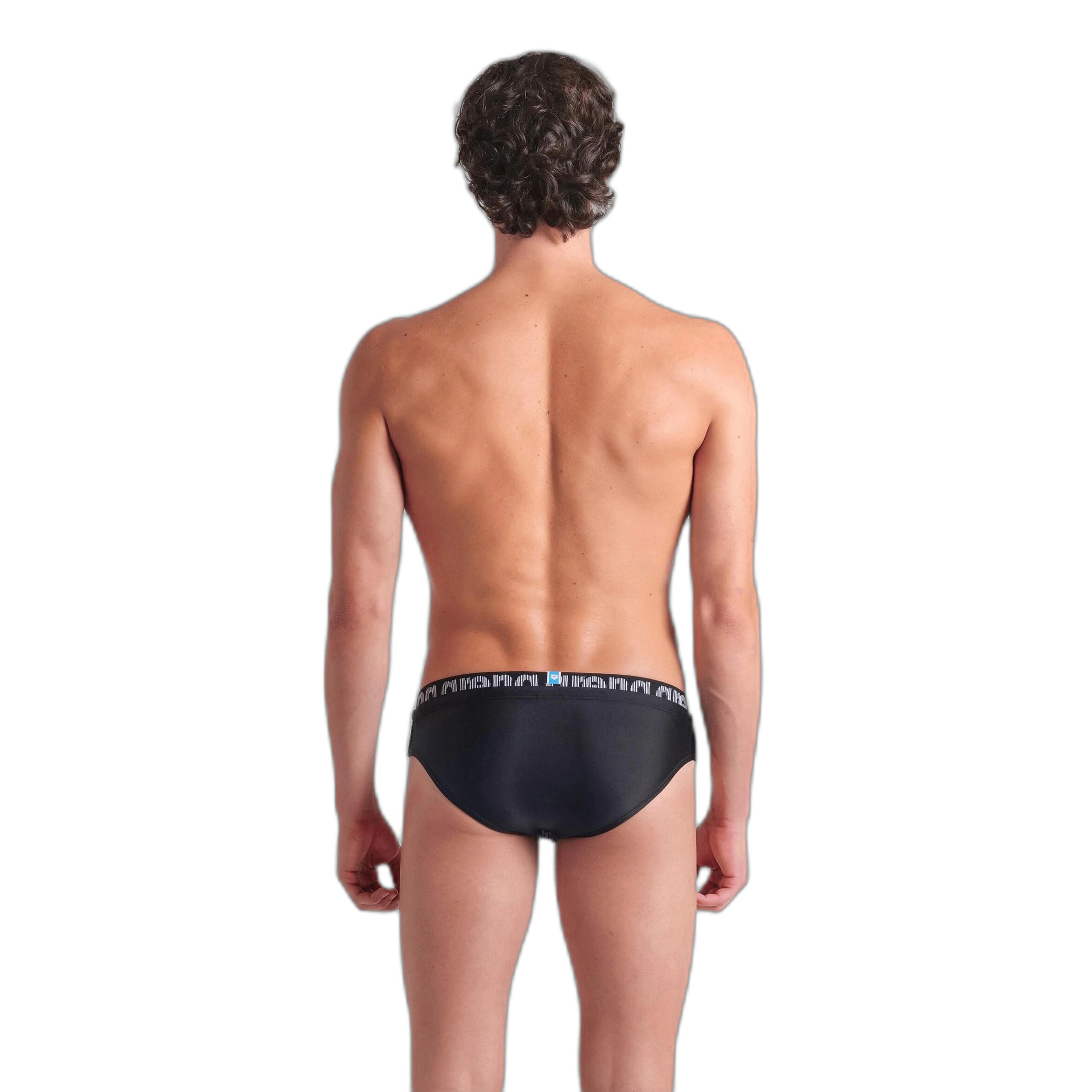 Arena - Slip De Bain Arena Elastic Logo - Slip De Bain - Noir - 90 - Decathlon