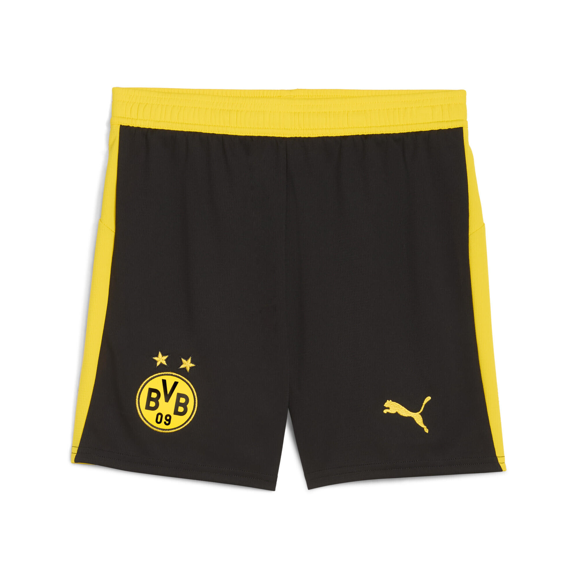 Młodzieżowe szorty Borussia Dortmund 25/26 PUMA Black Faster Yellow