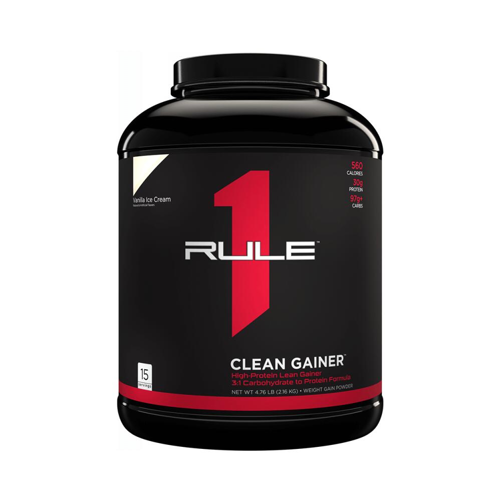 RULE1 Rule1 R1 Clean Gainer (4,8lbs) Vanilla Ice Cream - Gewichtstoename