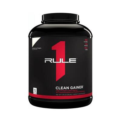 Rule1 r1 clean gainer (4,8lbs) chocolate fudge - gewichtstoename
