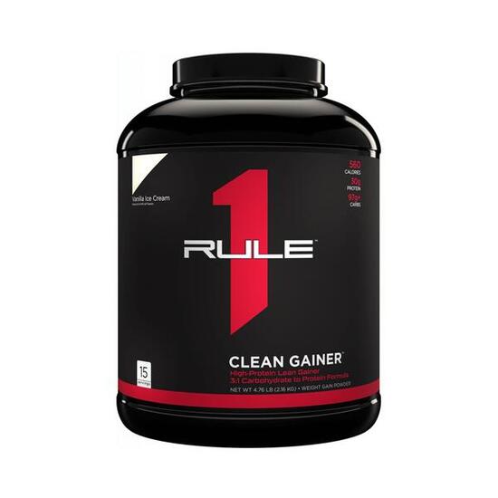 Rule1 R1 Clean Gainer (4,8lbs) Vanilla Ice Cream - Prise de poids
