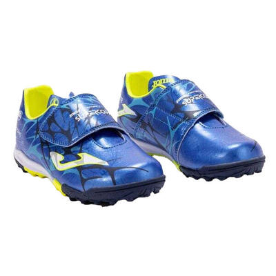 Scarpe Da Calcio Per Terreni Artificiali Bambini Joma Super Copa Blu Reale