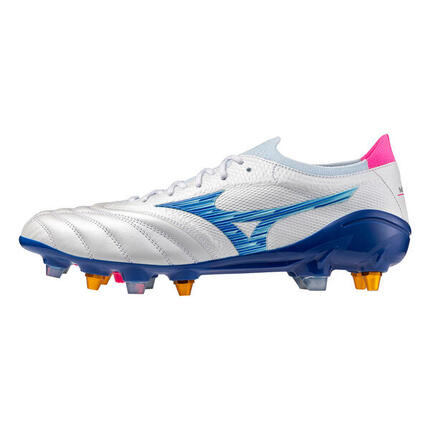 Crampons Mizuno Morelia Neo IV Beta Japan Mix Blanc et bleu