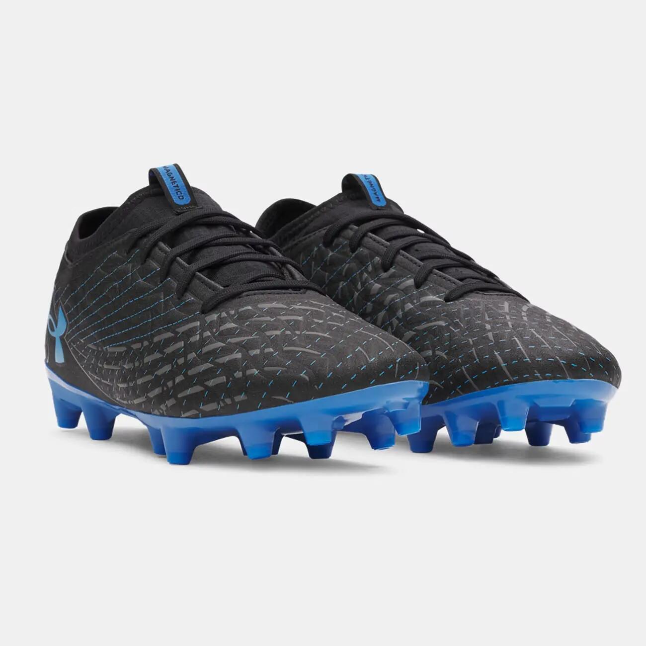 Crampons UA Magnetico Select 5 FG Under Armour Noir, gris et bleu 5/6