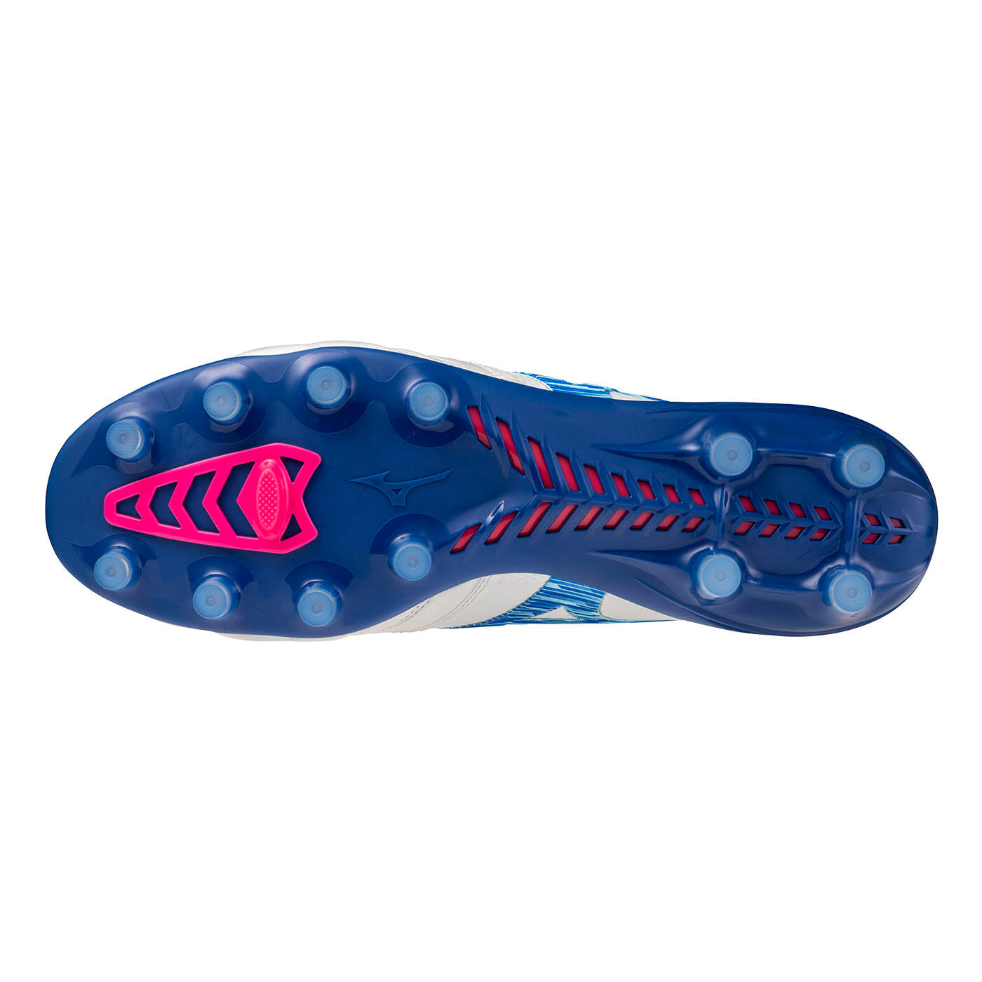 Crampons Mizuno Morelia Neo IV B Japan Blanc, bleu et rose 2/6