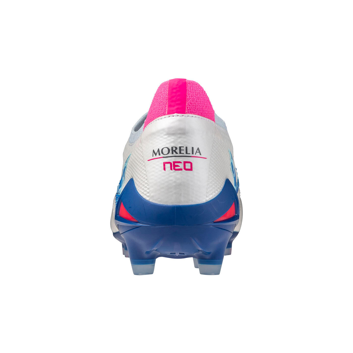 Crampons Mizuno Morelia Neo IV B Japan Blanc, bleu et rose 5/6