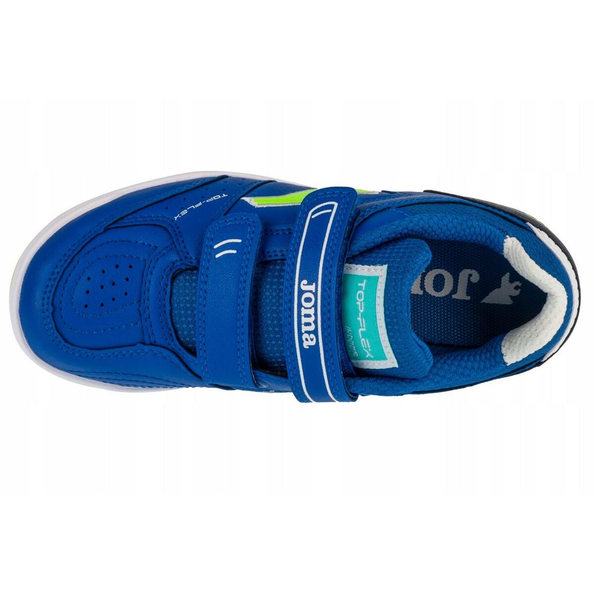 Chuteiras de futebol de salão Top Flex para crianças e jovens (Azul) 3/4