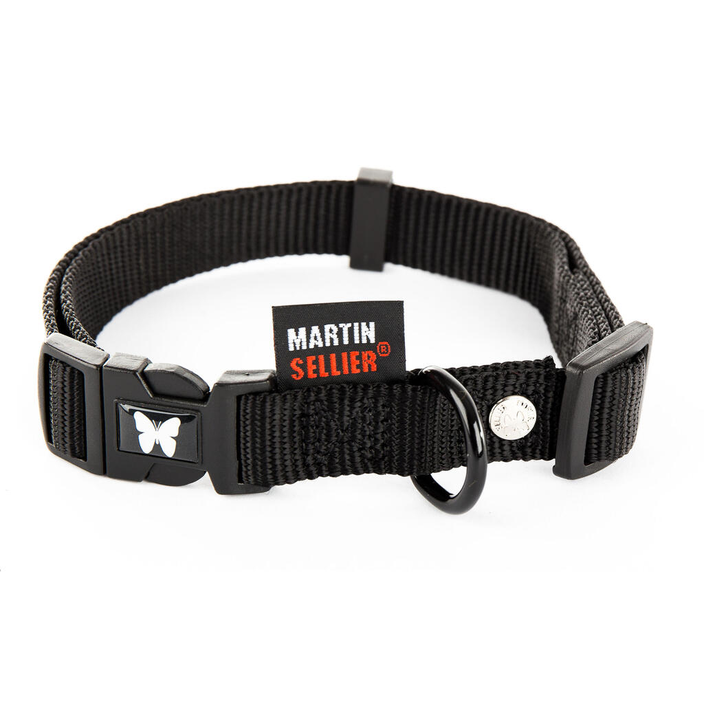 Adjustable nylon dog collar Martin Sellier 25-45/65