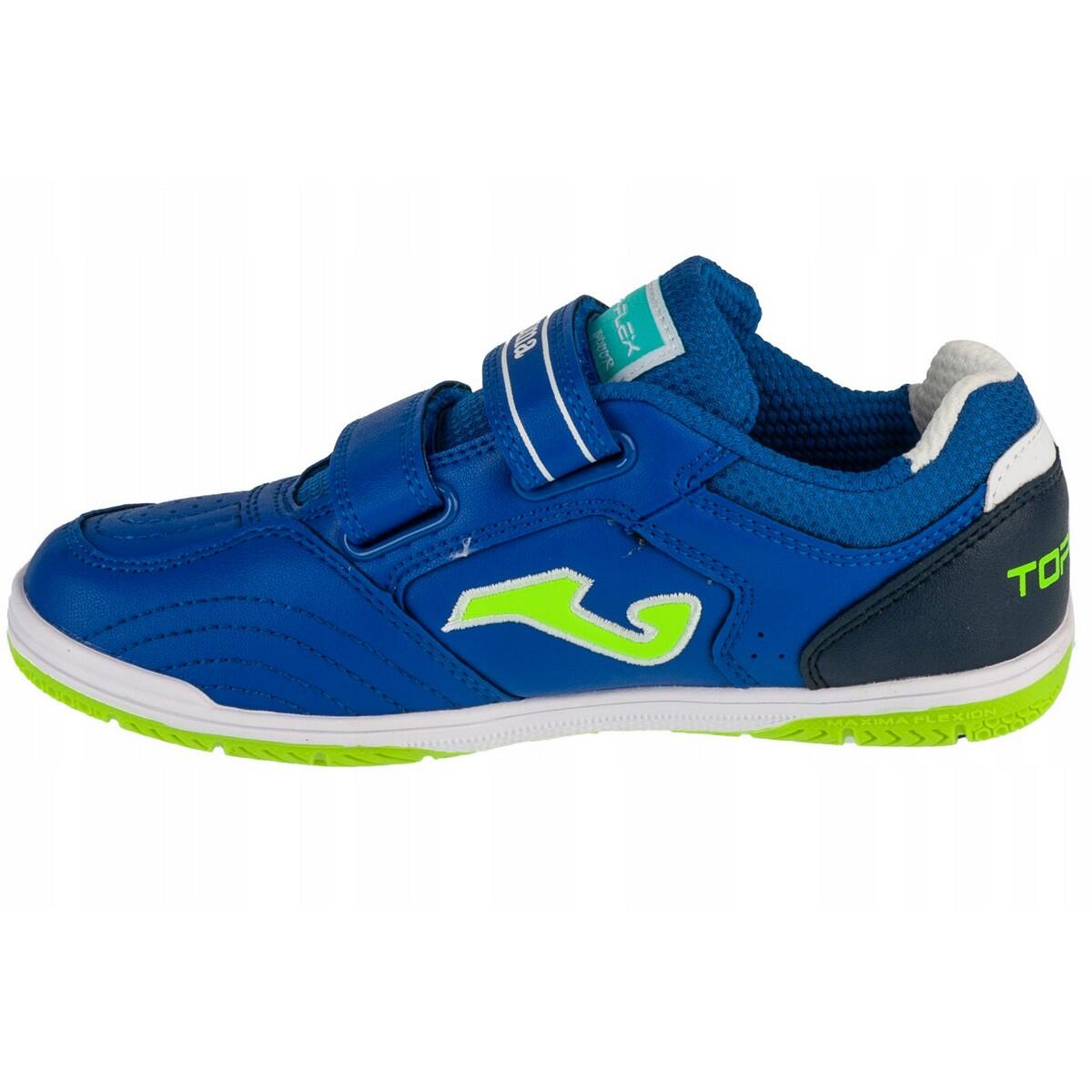 Chuteiras de futebol de salão Top Flex para crianças e jovens (Azul) 2/4