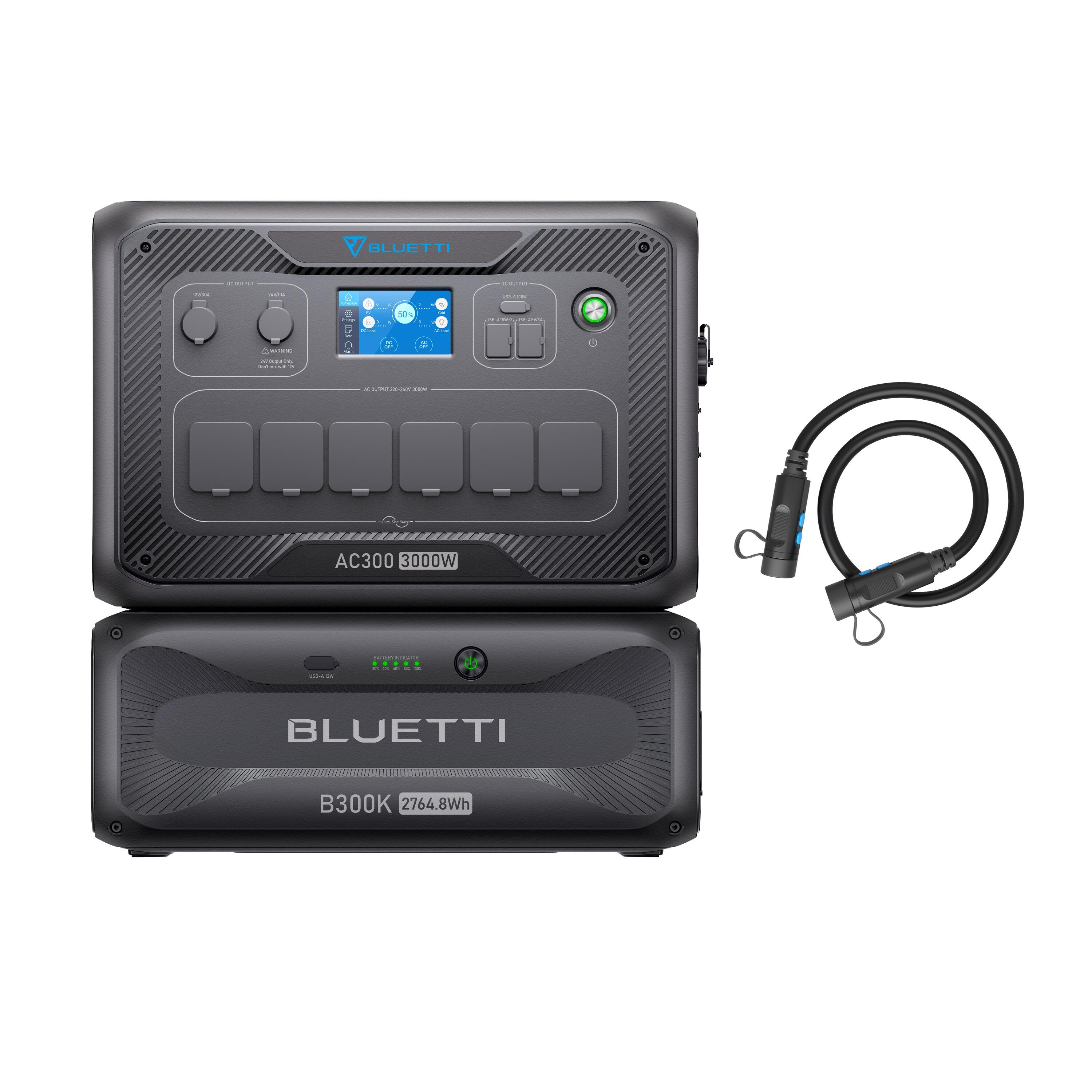 Câble Bluetti P090A - Pour B300K2/B300 et Station Apex 300 (AC380) 2/3