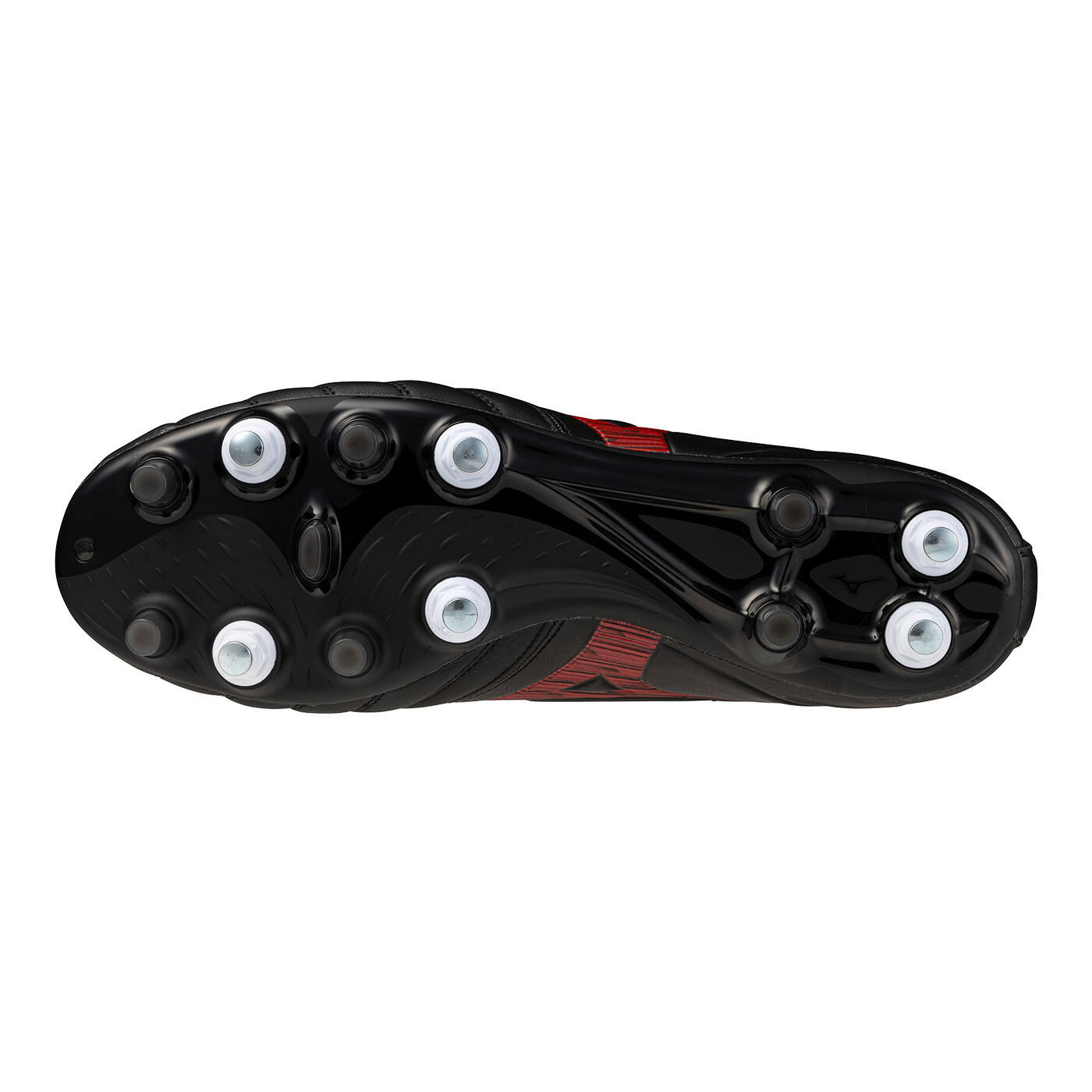 Chuteiras de futebol Mizuno Morelia Neo IV Pro Mix Preto e Vermelho 2/7